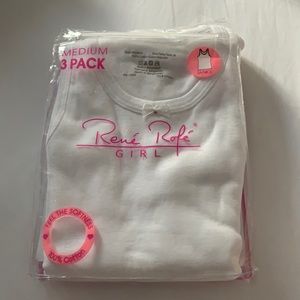 💯 % cotton girl’s undershirts